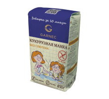 Крупа манная Garnec кукурузная без глютена, 450г