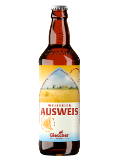 Пиво Gletcher Ausweis светлое пшеничное, 0.5л