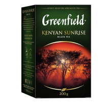 Чай Greenfield Kenyan Sunrise черный листовой, 200г