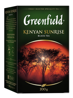 Чай Greenfield Kenyan Sunrise черный листовой, 200г