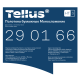 Полотенца бумажные Tellus Комфорт 2 слоя Zz-сложения (200л x 5шт), 1000л