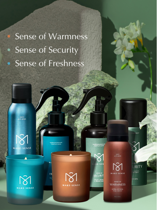 Парфюмированный мусс для душа Make Sense Sense of Warmness, 200мл
