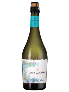Вино игристое Santa Carolina белое брют, 0.75л