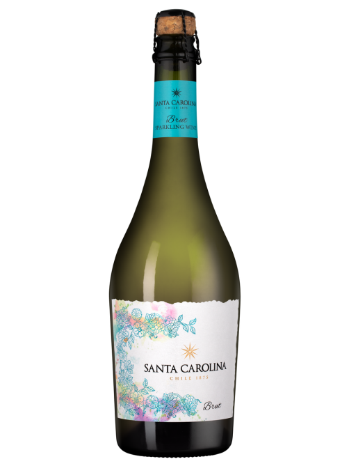 Вино игристое Santa Carolina белое брют, 0.75л