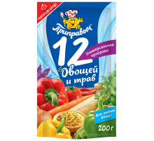 Приправа Приправыч 12 овощей и трав универсальная, 200г