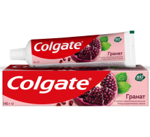 Зубная паста Colgate Гранат с натуральными ингредиентами для укрепления эмали зубов и защиты от кариеса, 100мл