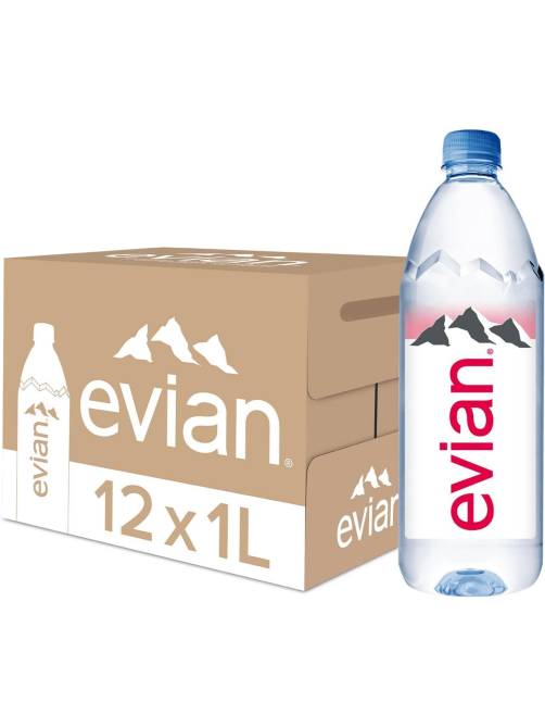Вода Evian минеральная негазированная, 1л