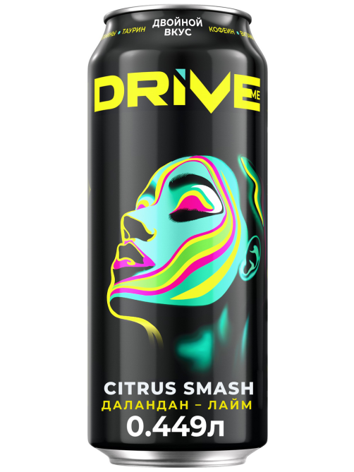 Напиток энергетический Drive Me Citrus Smash, 449мл