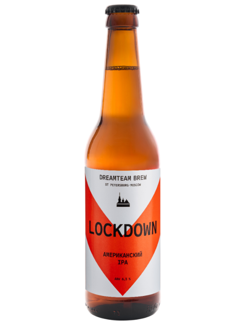 Пиво Dreamteam Brew Lockdown Эль светлое, 0.45л