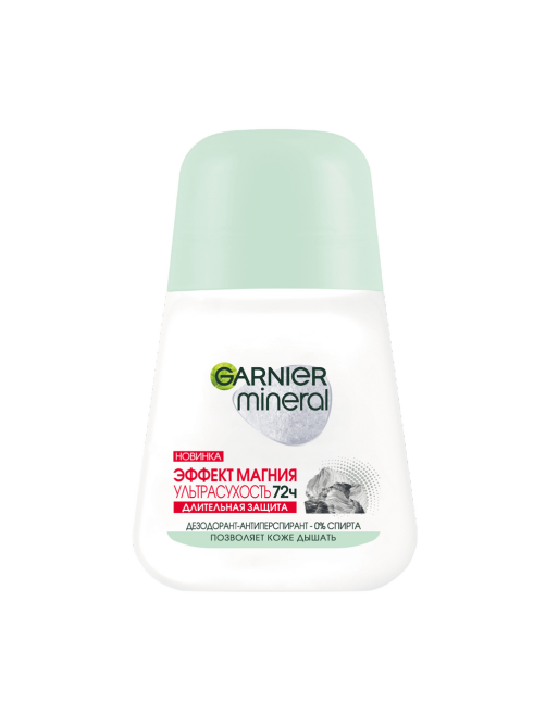 Дезодорант-антиперспирант-ролик Garnier Mineral Эффект магния, 50мл