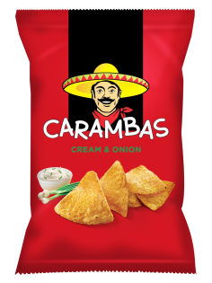 Начос Carambas Сметана и лук, 150г