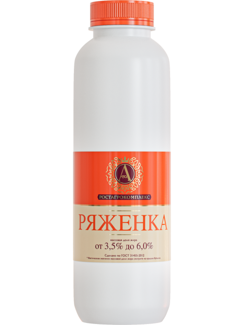 Ряженка А.Ростагрокомплекс 3.5 -6%, 500г