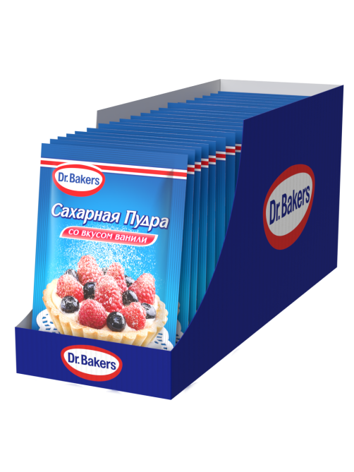Сахарная пудра Dr.Bakers со вкусом ванили, 80г