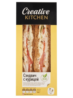 Сэндвич Creative Kitchen с курицей, 180г