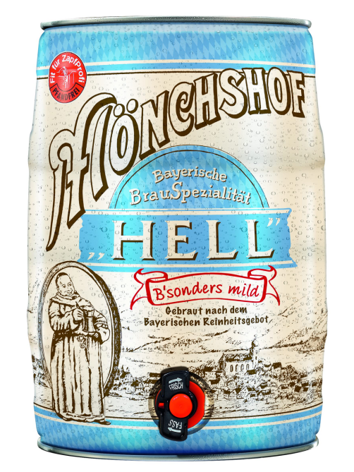 Пиво Monchshof Hell светлое, 5л