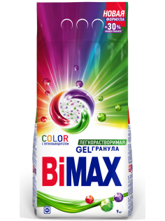 Стиральный порошок Bimax Color автомат, 9кг