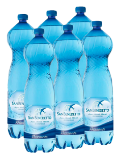 Вода San Benedetto минеральная газированная, 1.5л x 6 шт