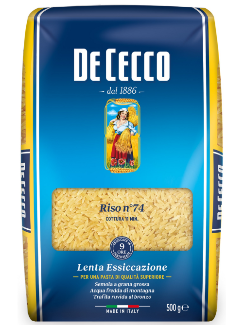 Макароны орзо De Cecco Riso №74, 500г