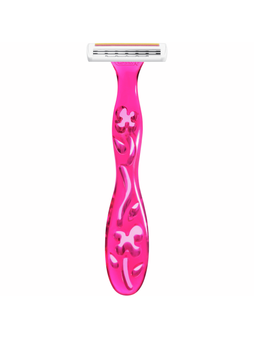 Бритва одноразовая женская BIC Мисс Soleil цветная коллекция, 4 шт