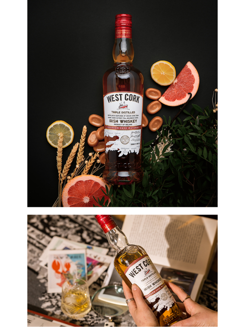 Виски West Cork Bourbon Cask Blend Irish в подарочной упаковке, 0.7л