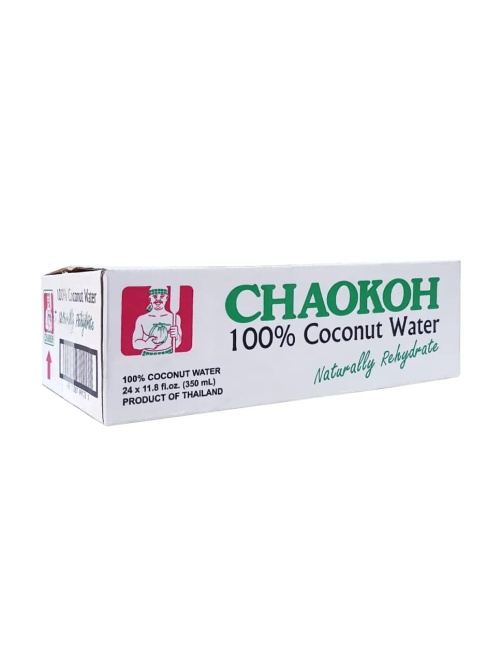 Вода кокосовая Chaokoh натуральная негазированная, 350мл x 24 шт