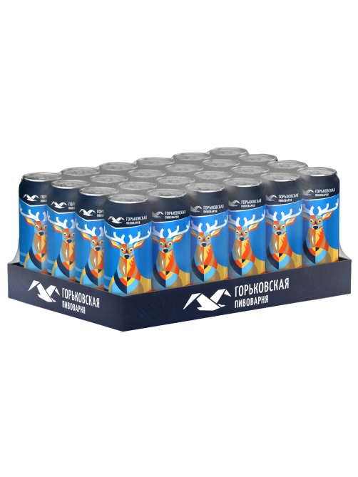 Пиво Горьковская пивоварня IPA Эль светлое, 0.45л