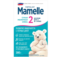 Смесь молочная детская Mamelle 2 с 6 до 12 месяцев, 300г