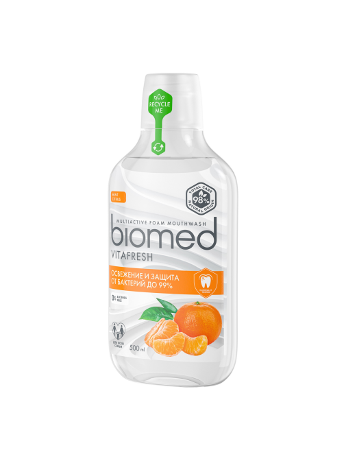 Ополаскиватель для полости рта Biomed Vitafresh Цитрус, 500мл