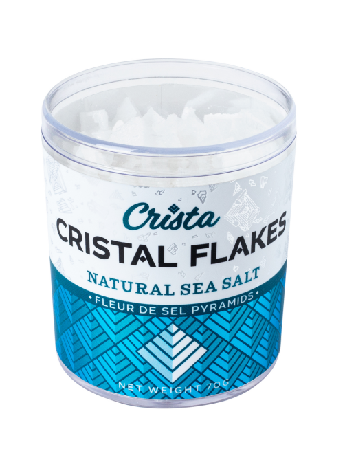 Соль Fleur de Sel Crista Flakes морская натуральный вкус, 70г
