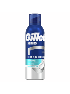 Пена для бритья Gillette для чувствительной кожи охлаждающий с эвкалиптом, 200мл