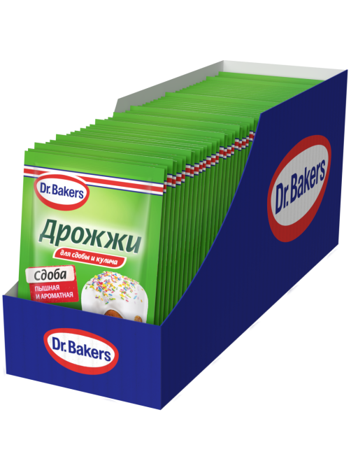 Дрожжи Dr.Bakers для сдобы и кулича, 8г