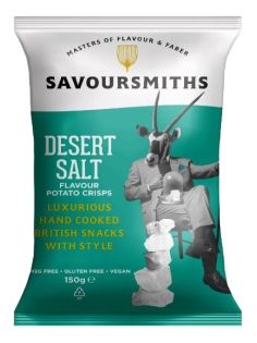 Чипсы Savoursmiths Соль пустыни, 150г