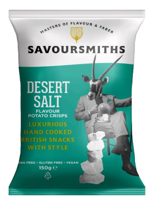 Чипсы Savoursmiths Соль пустыни, 150г