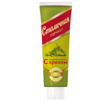 Горчица Столичная с хреном, 100г