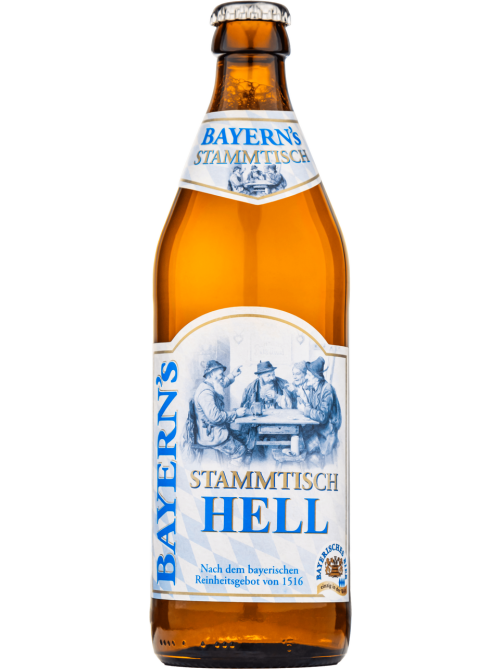 Пиво Bayerns Stammtisch светлое, 0.5л
