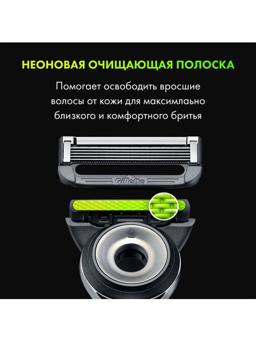 Кассеты сменные Gillette Labs 5 лезвий, 4шт