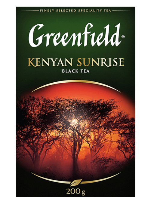 Чай Greenfield Kenyan Sunrise черный листовой, 200г