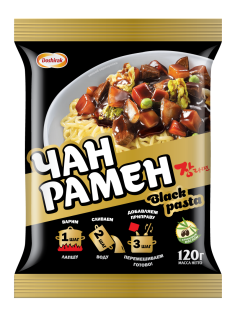 Лапша Чан рамен Доширак Black Pasta, 120г