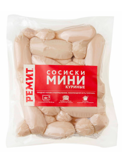 Сосиски Ремит куриные мини, ~1кг