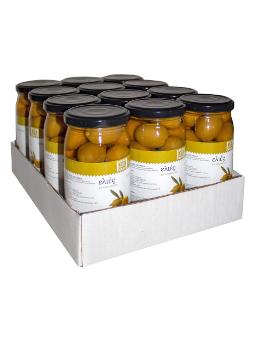 Оливки Just Greece с косточкой, 360г