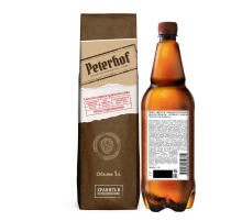 Пиво Peterhof Живое светлое нефильтрованное, 1л