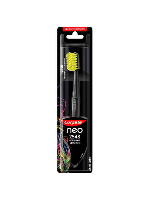 Зубная щетка Colgate Neo 2548 Кончиков щетинок средней жесткости, зеленая