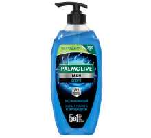 Гель для душа Palmolive Men Спорт Восстанавливающий с экстрактом цитрусовых 3 в 1, 750мл