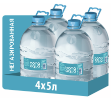 Вода BonaAqua питьевая негазированная, 5л x 4 шт