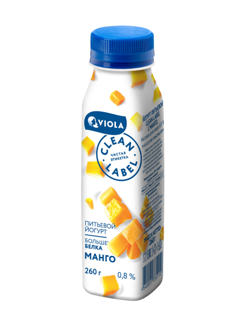 Йогурт питьевой Viola с манго 0.8%, 260г