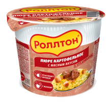 Пюре картофельное Роллтон с мясным вкусом, 40г