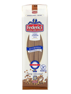 Макароны лапша Federici Linguine №12 длинные из гречневой муки без глютена, 250г