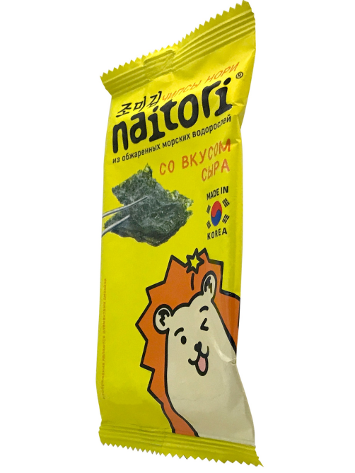 Чипсы нори Naitori со вкусом сыра, 3г