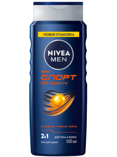 Гель для душа Nivea Men Спорт с лаймом, 500мл