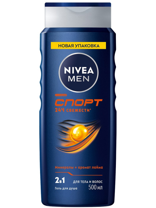 Гель для душа Nivea Men Спорт с лаймом, 500мл